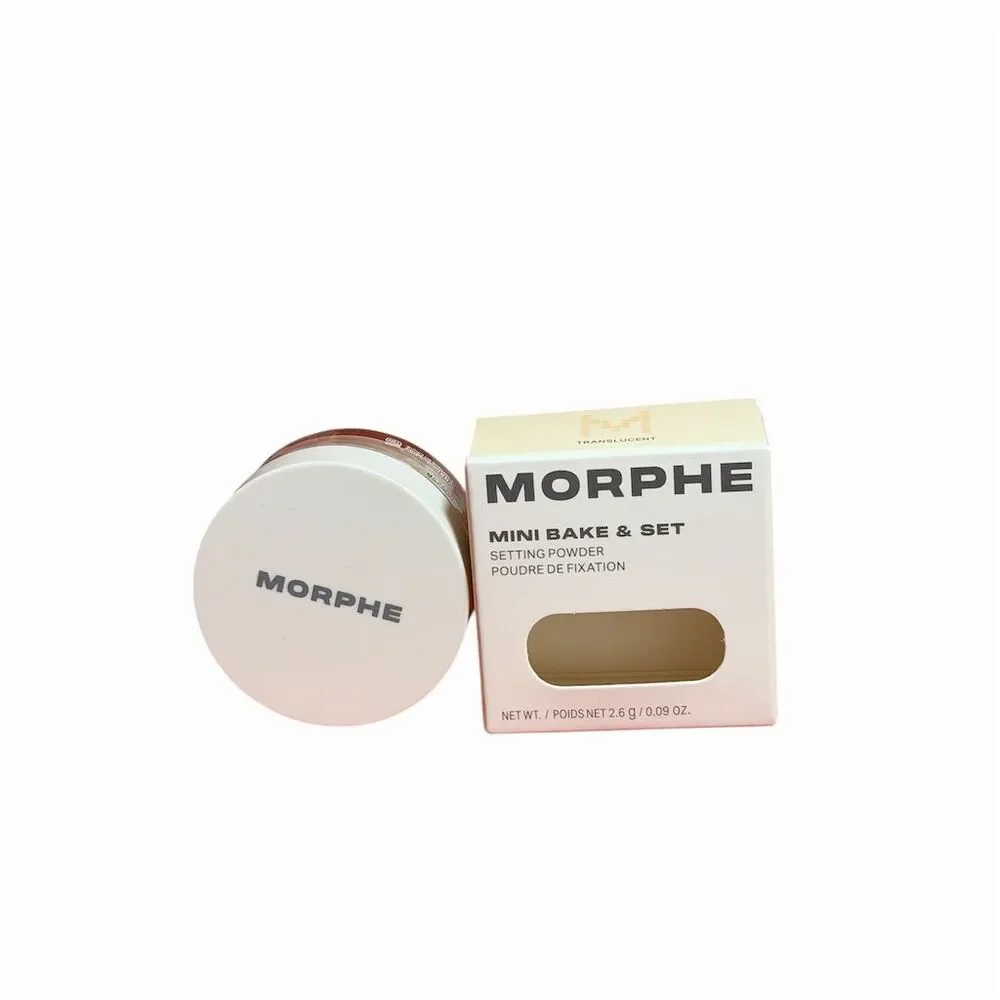 Morphe Mini Bake & Set Translucent Loose Finishing Powder 2.6g Travel Size